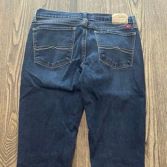 Lucky Brand Brooklyn Skinny Jeans Low Rise Denim Stretch Dark Wash Blue Sz 4/27 - Picture 12 of 12